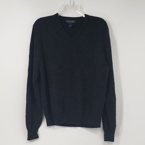 Brooks Brothers Men's Cashmere Gray Sweater